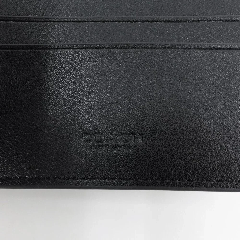 Coach Boxed 3 In 1 Wallet Gift Set Charcoal Black OS - Picture 5 of 14